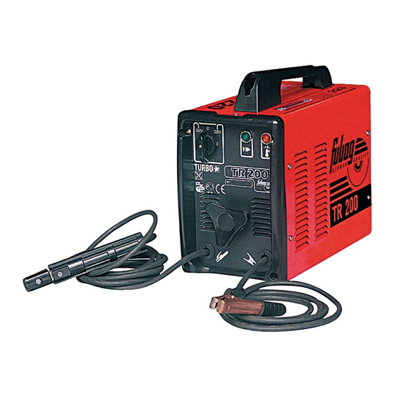 Fubag TR 180 Operator's Manual