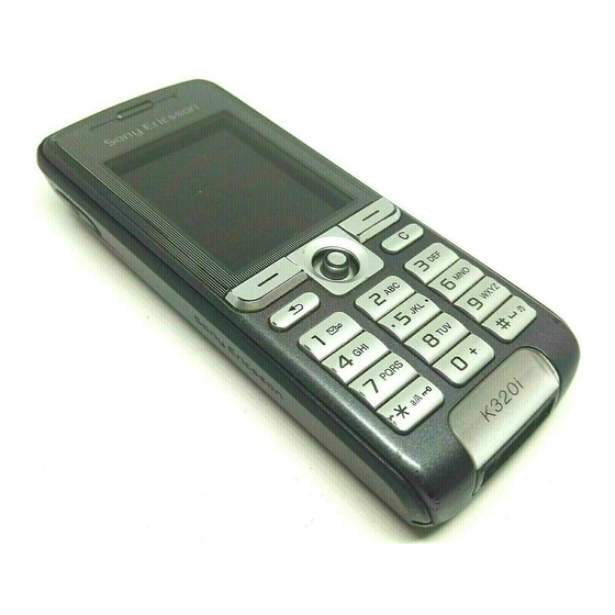 Sony Ericsson K320i User Manual