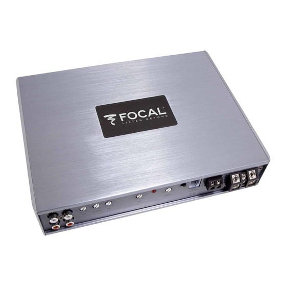 Focal FDP 1.900 V2 Operation Manual