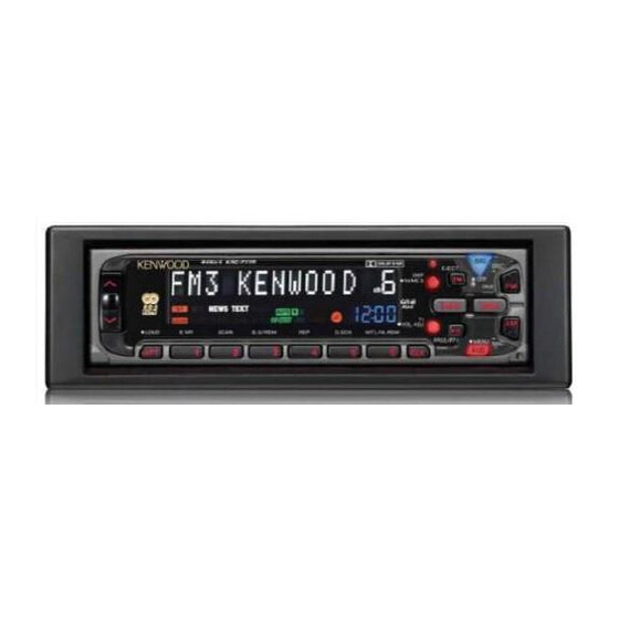 Kenwood KRC-777R Manuals