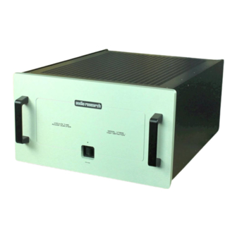 Audio Research VT200 Manual