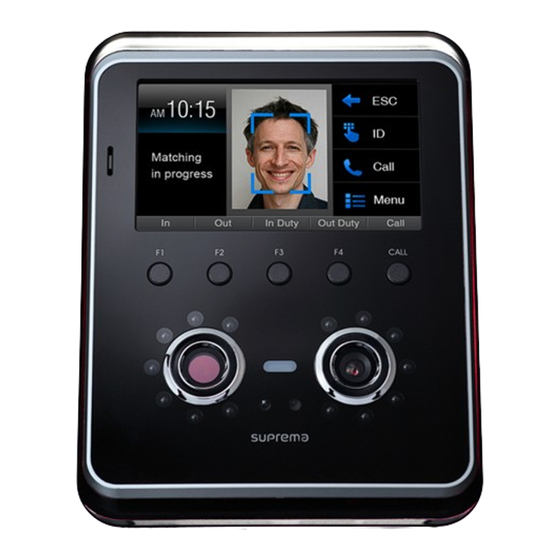 suprema FaceStation Quick Start Manual