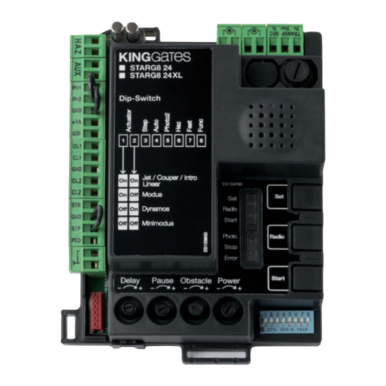 King gates STARG8 24 Programming