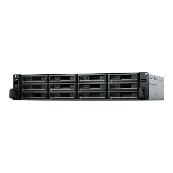 Synology NAS RS3621RPxs Hardware Installation Manual