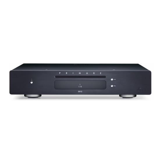 Primare DD15 User Manual