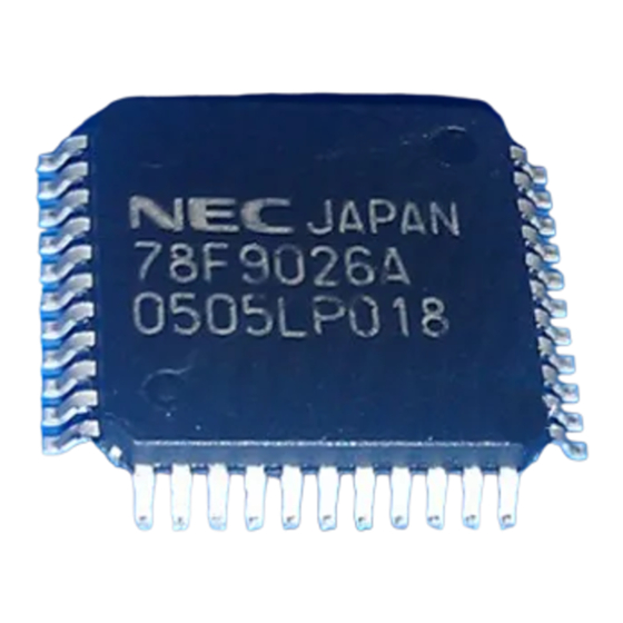 NEC UPD789026 Series Manuals