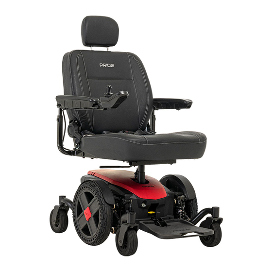 Pride Mobility Jazzy EVO 614 Series Owner's Manual