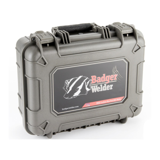 Badger Welder M22 Operation Manual