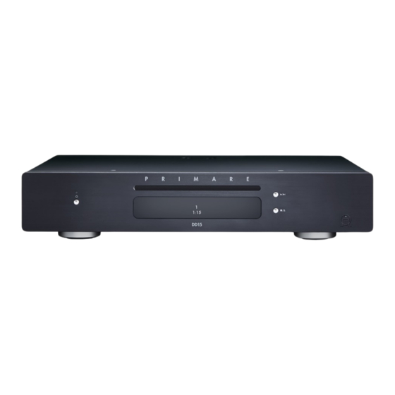 Primare DD15 User Manual