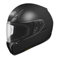 SHOEI RYD RF-SR Instructions For Use Manual