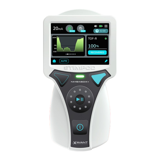 Xavant StimPod NMS450X+ Instructions For Use Manual