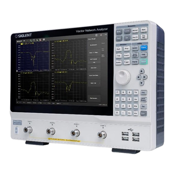 SIGLENT SNA5022A Manuals