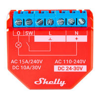 Shelly SNSW-001P15UL Quick Start Manual