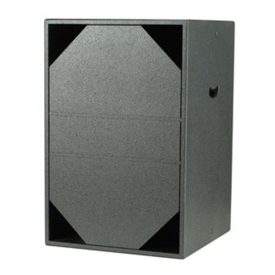 Tannoy VS15 BP Manuals