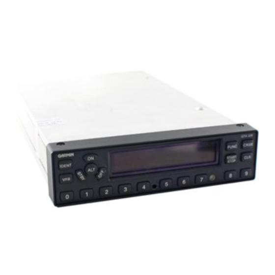 Garmin GTX 328 Pilot's Manual