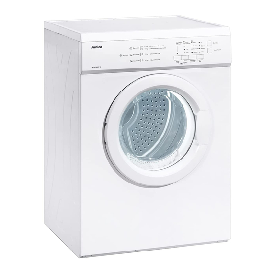 Amica WTA 14305 W Operating Instructions Manual
