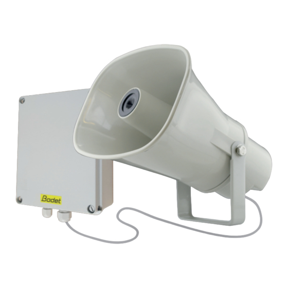Bodet MELODYS Quick Start Manual