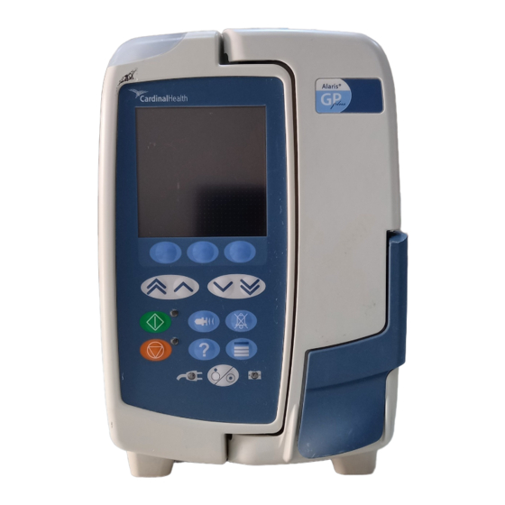 Cardinal Health Alaris GP Directions For Use Manual
