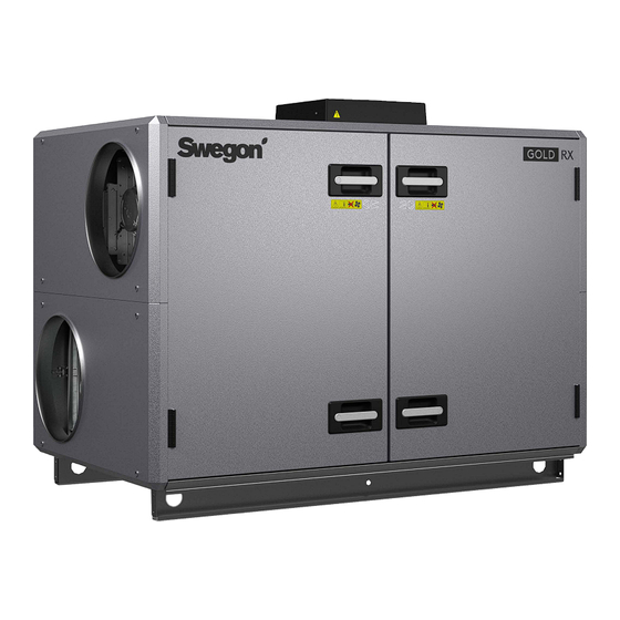Swegon GOLD RX 004 Operation & Maintenance Instructions Manual