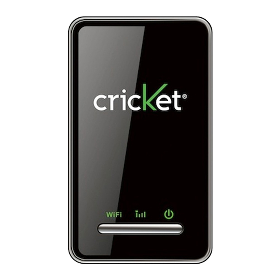 Cricket CROSSWAVE EC5805 Quick Start Manual