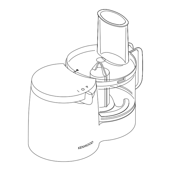 Kenwood FP110 series User Manual