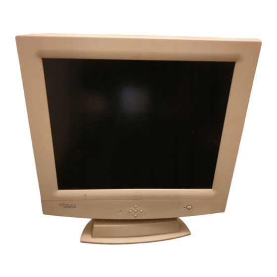 Fujitsu Siemens Computers 461V FA Operating Manual