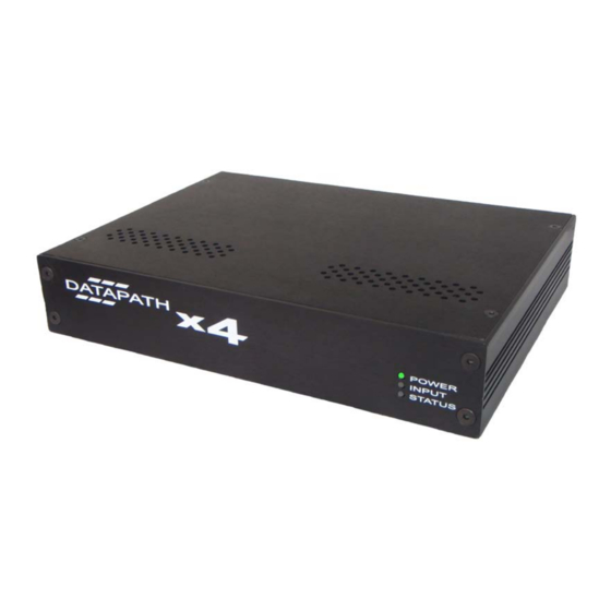 Datapath X4 User Manual