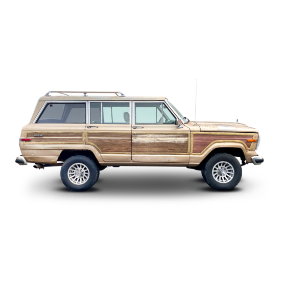 Jeep 1981 CJ-7 Technical & Service Manual