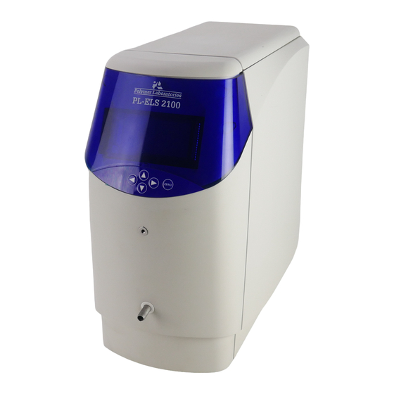 Polymer Laboratories PL-ELS 2100 Operator's Manual
