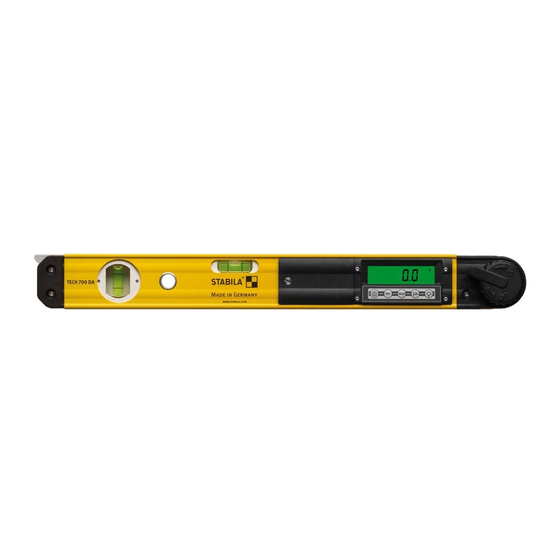 Stabila TECH 700 DA User Manual