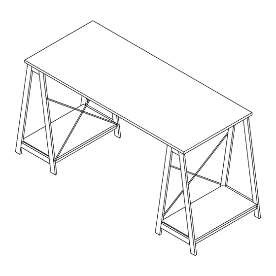 Argos trestle table desk discount