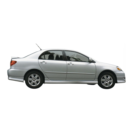 Toyota Corola Corola 2006 Brochure & Specs