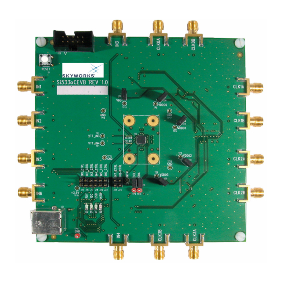 Skyworks Si5338-EVB User Manual