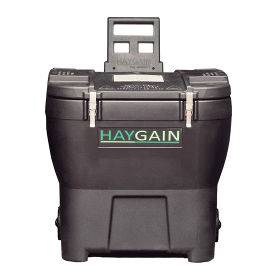 HAYGAIN HG ONE Manuals