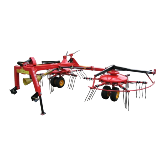 Fransgard TI-5000 Rotary Rake Manuals