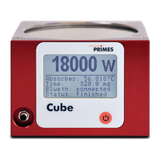 Primes Cube L Laser Measurement Device Manuals