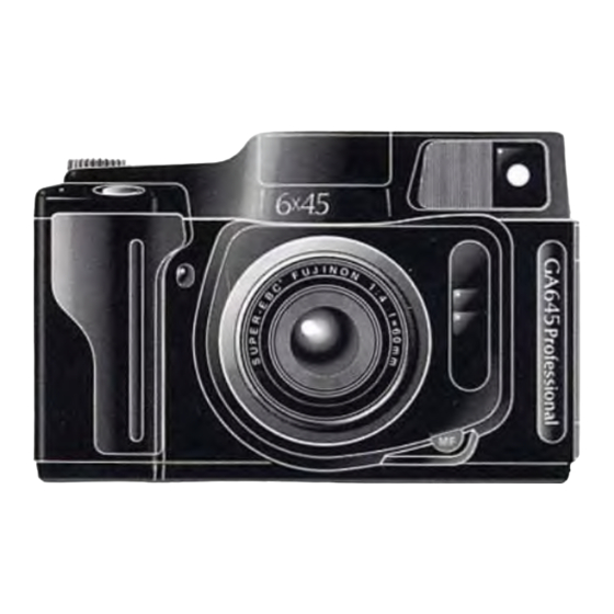 FujiFilm GA645 Professional Owner's Manual