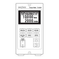 ONOSOKKI TS-2800 Instruction Manual