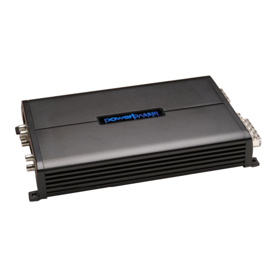 PowerBass XAX 5670FD Owner's Manual