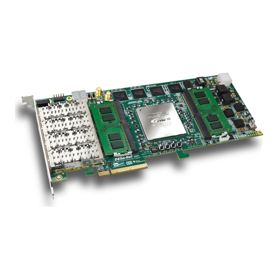 Terasic DE5a-Net DDR4 Edition User Manual