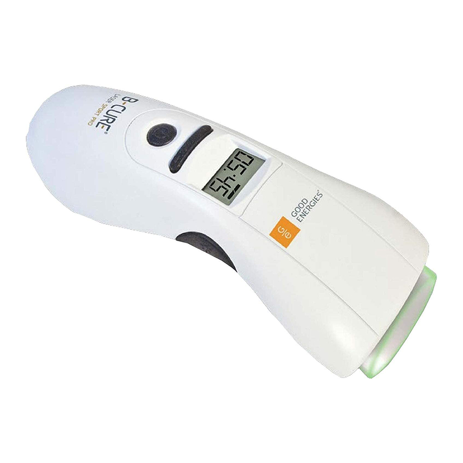 Good Energies B-Cure Laser Sport Instructions For Use Manual