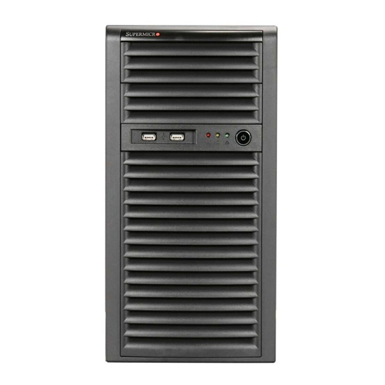 Supero SC731 Series Mini-Tower Chassis Manuals