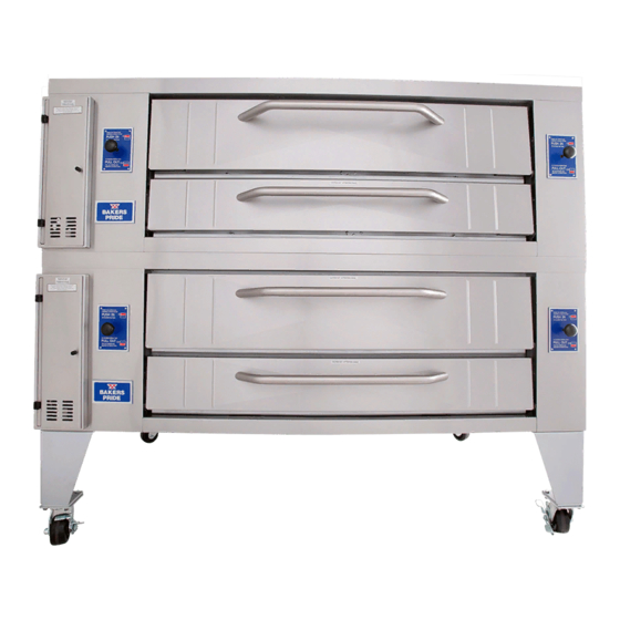 Bakers Pride SUPERDECK Series Operation Manual