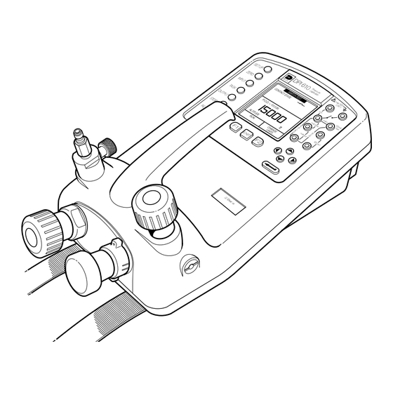 Baker Hughes Druck DPI 610A Instruction Manual