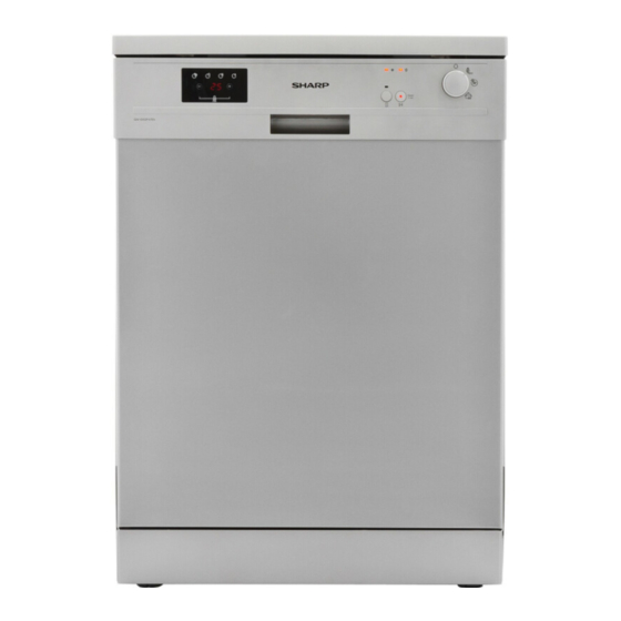 Sharp QW-GX12F47ES-FR Dishwasher Manuals