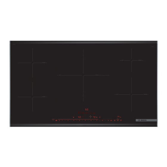 Bosch PIV975DC1E 90cm Induction Hob Manuals