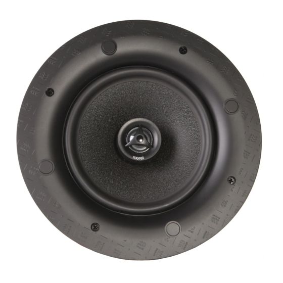 Morel SoundWall X Base User Manual And Installation Manual
