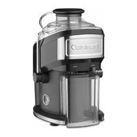 Cuisinart CJE-500 SERIES Instruction And Recipe Booklet
