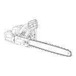 Qualcast 46 cc Petrol Chainsaw Operating Instructions Manual