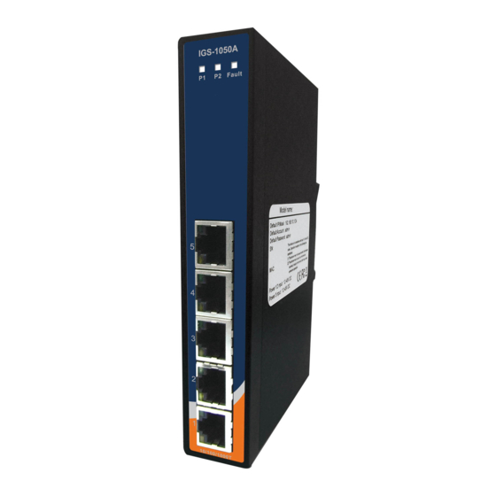 ORiNG IGS-1050A Quick Installation Manual